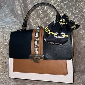 Aldo Faux Leather Gold Chain Camel Brown Light Pink Shoulder bag Hand Bag